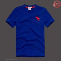 heren abercrombie and fitch korte tees rood moose logo blauw Quick Overhemd gn5xz752